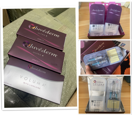 Juvederm Face Care Hyaluronic Acid Dermal Filler Injectable 2x1ml