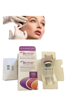 Loại bỏ nếp nhăn  100 đơn vị Allergan để chăm sóc da bằng phương pháp tiêm căng da mặt