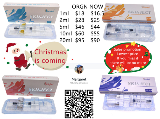 Chống nhăn Hyaluronic Acid Dermal Filler Tiêm trên khuôn mặt Msds