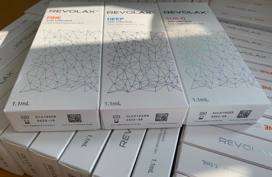 Chất làm đầy Revolax Hàn Quốc được liên kết chéo để điều chỉnh nếp nhăn sâu và nếp gấp
