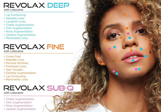 Hàn Quốc Revolax Fine Deep Sub-Q Hyaluronic Acid Chất làm đầy da CE