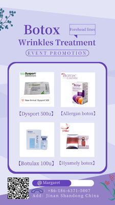 Allergan 100 IU Botulinum Toxin Botulax Đối với nếp nhăn Dysport 500 IU