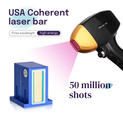 Soprano ICE Máy cắt tóc bằng laser diode 3 bước sóng Alexandrite Laser Soprano Diode Laser