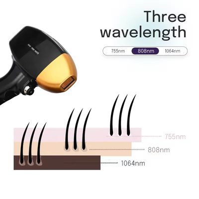 Máy lọc tóc tùy chỉnh loại bỏ lông không đau vĩnh viễn 808nm Diode Laser System loại bỏ lông cơ thể