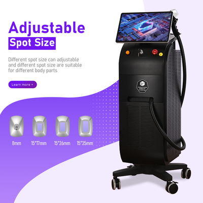 Máy loại bỏ lông bằng laser chuyên nghiệp với công nghệ làm mát da và giao diện đa ngôn ngữ
