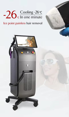 Máy loại bỏ lông bằng laser chuyên nghiệp cho khuôn mặt và cơ thể với tính năng làm mát da