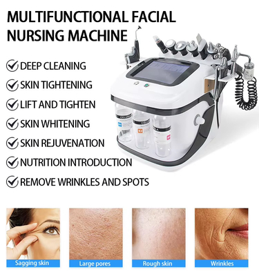 10 trong 1 chăm sóc sắc đẹp da Hydra dermabrasion đa chức năng rửa mặt bằng nước