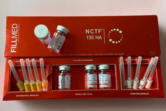 Nctf 135ha được lấp đầy Mesotherapy Tiêm tăng cường da để đảo ngược tuổi thọ Energizer Filorga chống lão hóa Loại bỏ nếp nhăn
