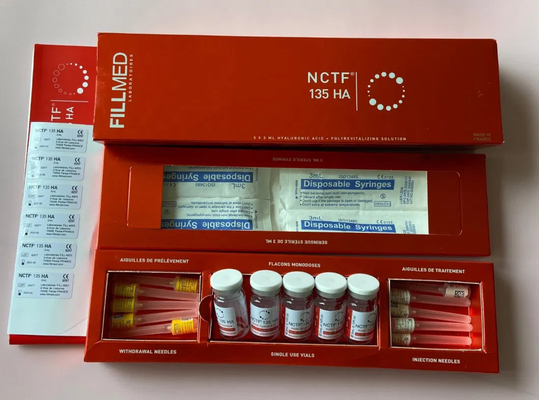 Nctf 135ha được lấp đầy Mesotherapy Tiêm tăng cường da để đảo ngược tuổi thọ Energizer Filorga chống lão hóa Loại bỏ nếp nhăn