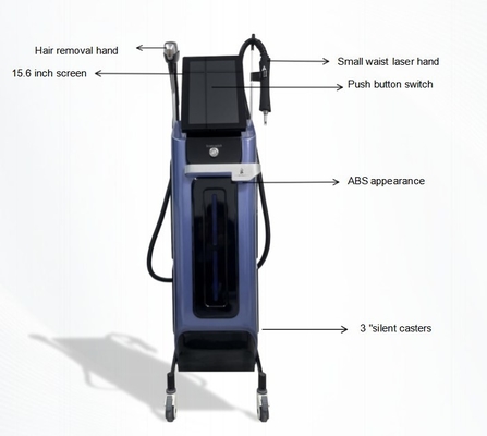 Crystal Sapphire 2 trong 1 Laser Hair Removal vĩnh viễn