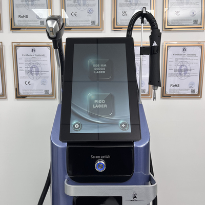 Máy loại bỏ hình xăm bằng laser 2 trong 1 Máy loại bỏ lông mày bằng laser Với màn hình 15,6 inch