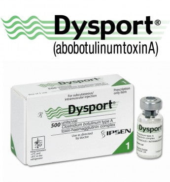 Dysport 500i Toxin A Dysport 500i cho các nếp nhăn