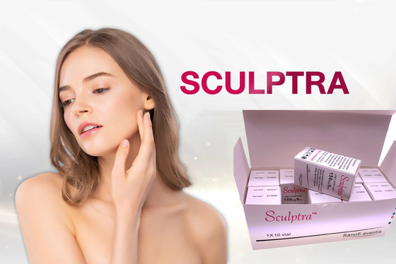 PLLA 150mg 10 chai Poly L Lactic Acid Đối với tái tạo collagen khuôn mặt