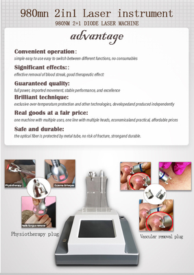 Mặt trẻ hóa loại bỏ mạch máu Diode Laser Face Beauty Machine