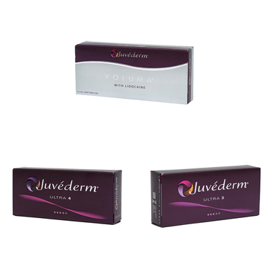 2 ống tiêm * 1ML Face Dermal Filler Tiêm axit hyaluronic cho hàm / mũi / môi / má và cằm