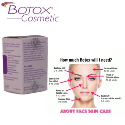 Allergan Botox 100IU Botulinum Toxin với thời hạn sử dụng 3 năm và thời gian sử dụng 4-8 tháng