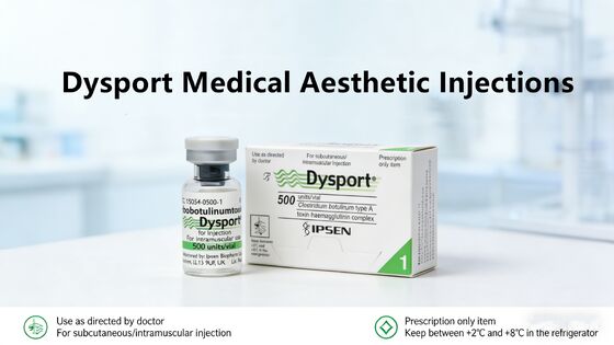 Dysport 500U Chất độc botulinum tiêm có hiệu lực cao loại A thư giãn cơ bắp lâu dài cho thanh mượt