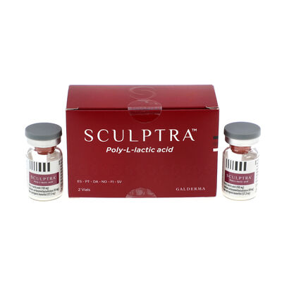 Red Sculptrure 2 lọ Thuốc tiêm kích thích Collagen tiên tiến giúp phục hồi thể tích khuôn mặt & trẻ hóa da lâu dài