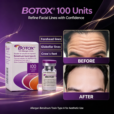 BOTOX 100 đơn vị Tiêm chống nếp nhăn Điều trị thẩm mỹ khuôn mặt