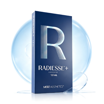 Chất làm đầy tăng sinh collagen Radiesse giúp điều chỉnh tức thì các nếp nhăn sâu trên mặt