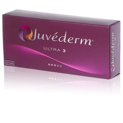 Juvederm Ultra3 2 * 1ml Ống tiêm Kim tiêm Hyaluronic Acid Dermal Filler Tiêm chất làm đầy cho môi