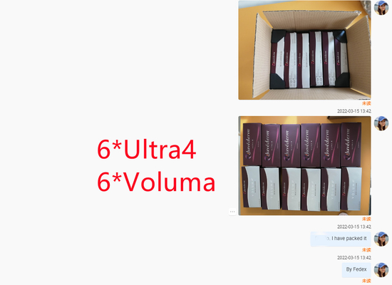 Tạo hình khuôn mặt cho môi Chất làm đầy da bằng axit hyaluronic Juvederm Ultra4 Voluma