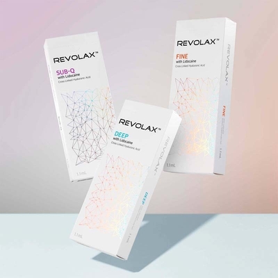 CE Mark Revolax Chất làm đầy da Hyaluronic Acid Fine Deep Sub Q Revolax