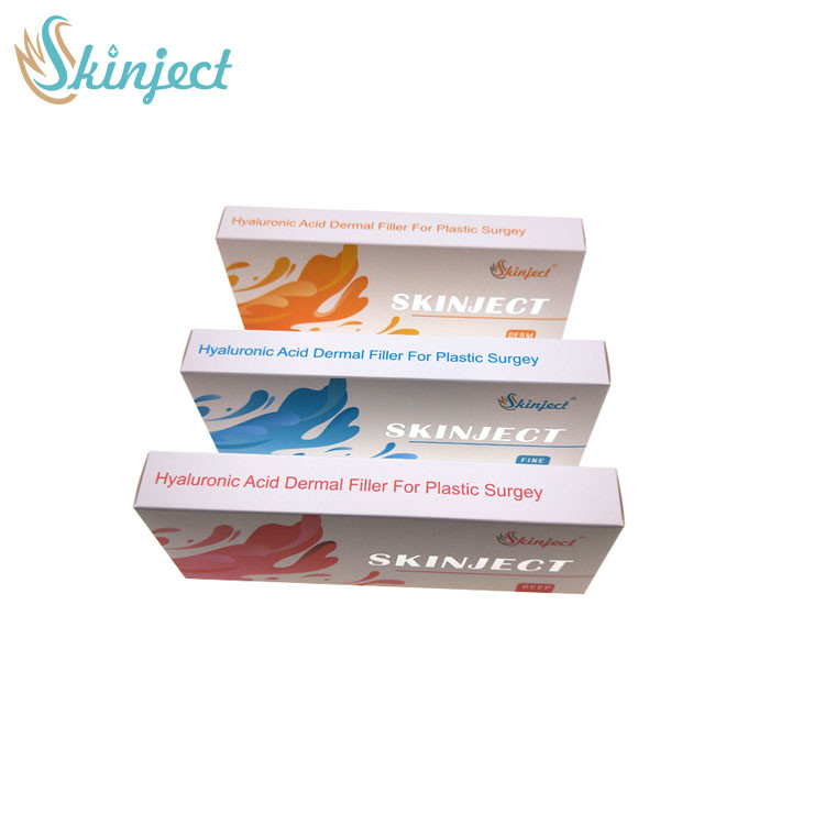 Sản phẩm làm đẹp Skinject 2ml Hyaluronic Acid tiêm chất làm đầy da với Lido cho mặt