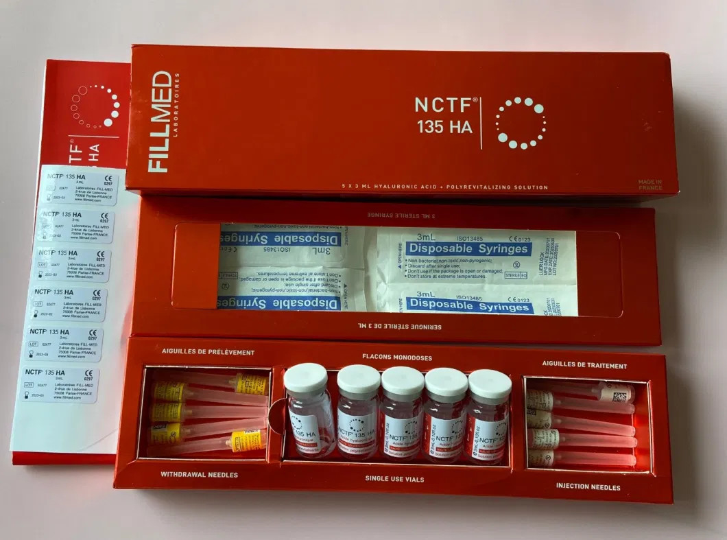 Nctf 135ha được lấp đầy Mesotherapy Tiêm tăng cường da để đảo ngược tuổi thọ Energizer Filorga chống lão hóa Loại bỏ nếp nhăn