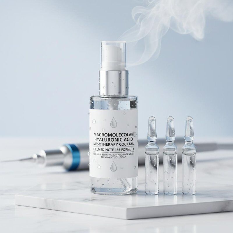 Giải pháp Mesotherapy Axit Hyaluronic Đại phân tử Fillmed Nctf 135 Công thức Tái tạo và Dưỡng ẩm Da