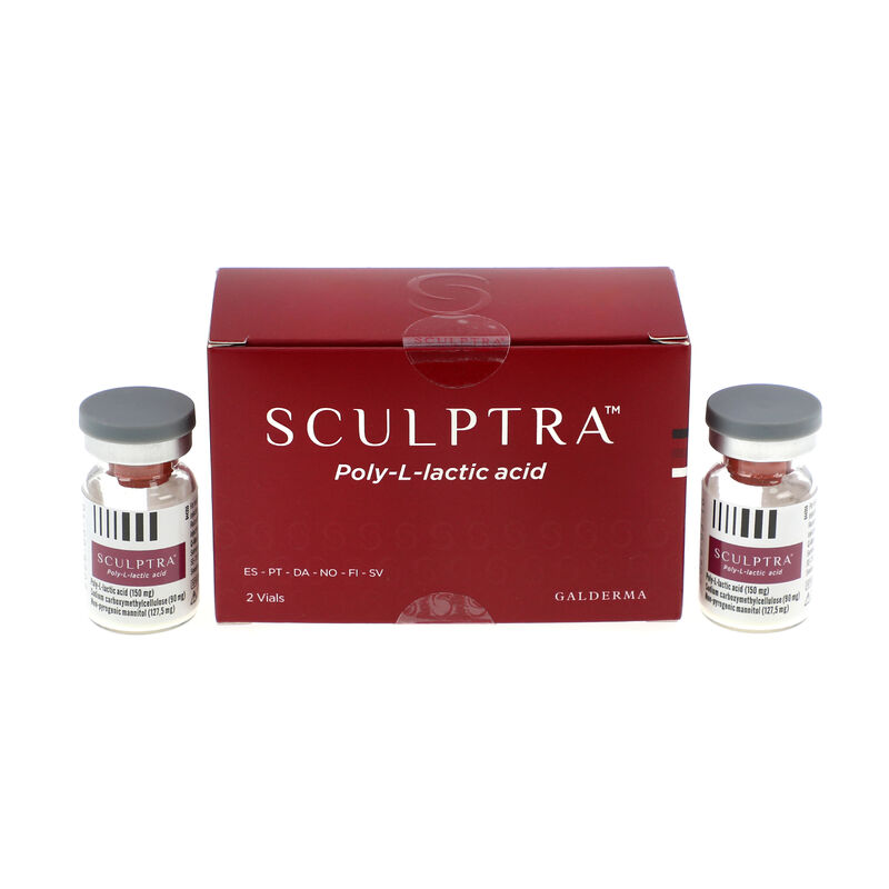 Red Sculptrure 2 lọ Thuốc tiêm kích thích Collagen tiên tiến giúp phục hồi thể tích khuôn mặt & trẻ hóa da lâu dài