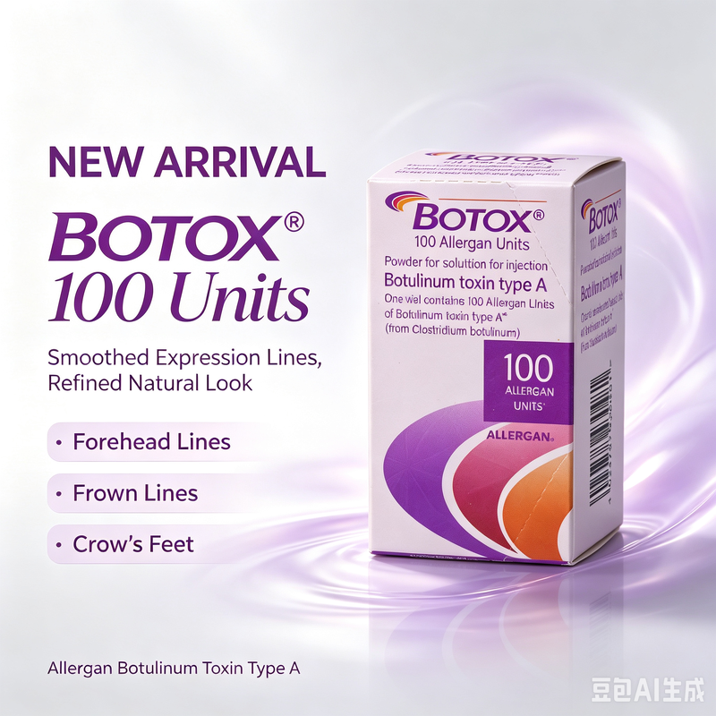 BOTOX 100 đơn vị Tiêm chống nếp nhăn Điều trị thẩm mỹ khuôn mặt