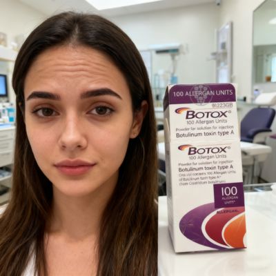 Botox Allergan 100 Đơn vị Xóa nhăn mặt Tập trung vào Xóa nếp nhăn Botox Tiêm thẩm mỹ Tăng cường độ mịn màng cho khuôn mặt